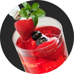 Aquarosa tea with red fruits