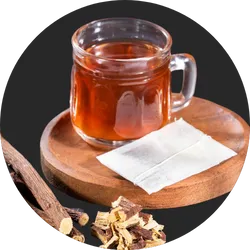 Be cool infusion with liquorice