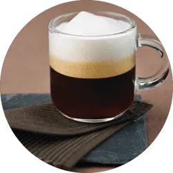 Cup of espresso macchiato